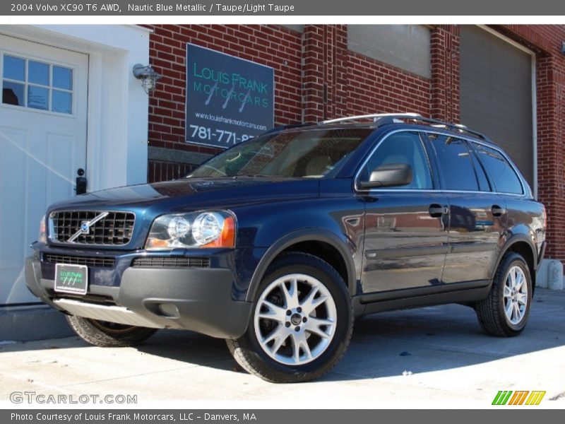 Nautic Blue Metallic / Taupe/Light Taupe 2004 Volvo XC90 T6 AWD