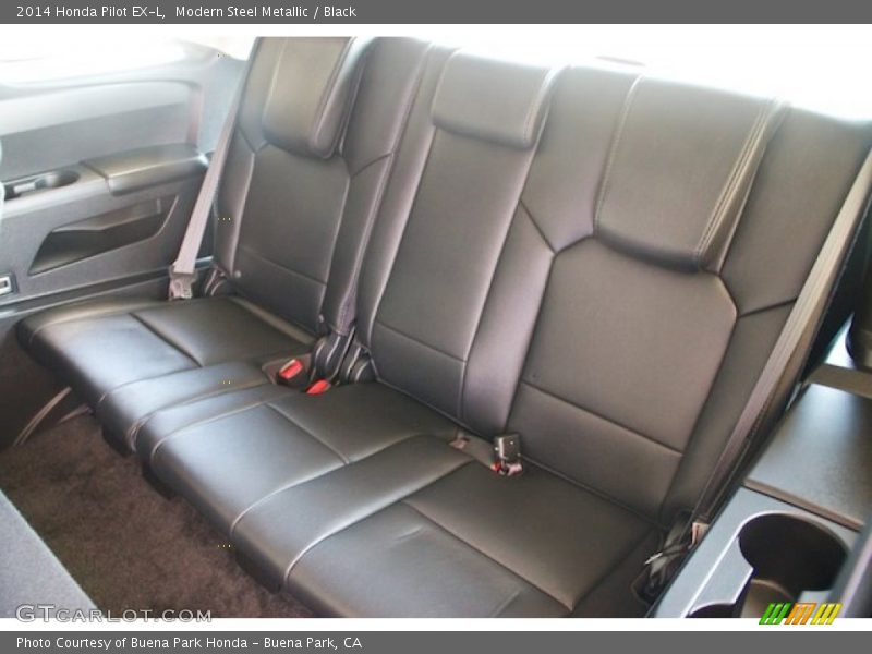 Modern Steel Metallic / Black 2014 Honda Pilot EX-L