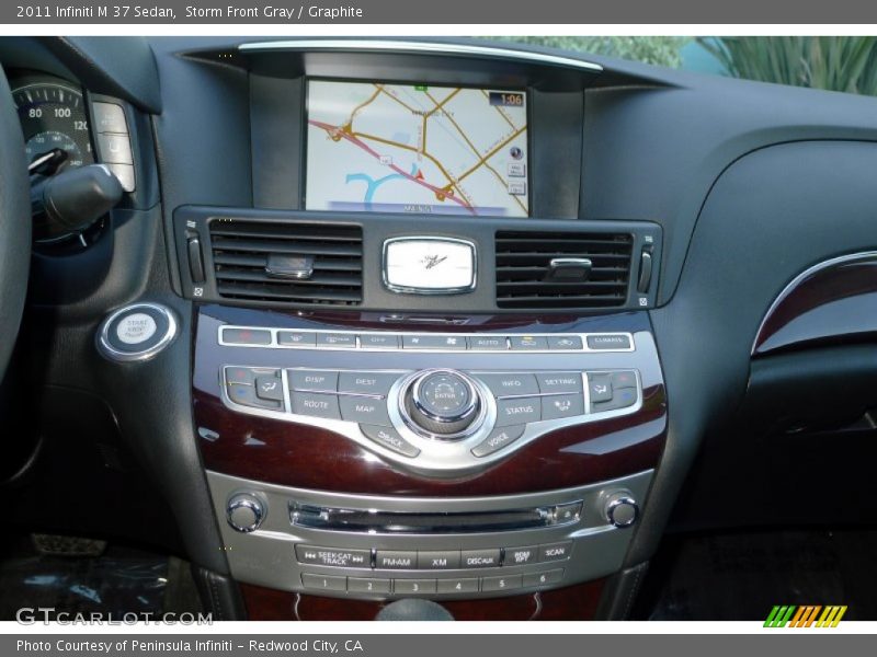 Storm Front Gray / Graphite 2011 Infiniti M 37 Sedan