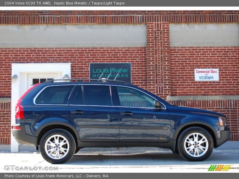 Nautic Blue Metallic / Taupe/Light Taupe 2004 Volvo XC90 T6 AWD