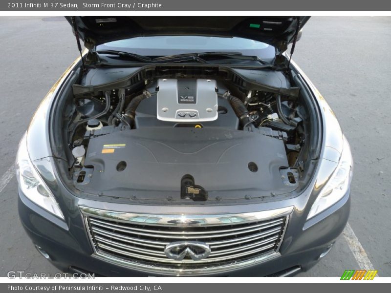 Storm Front Gray / Graphite 2011 Infiniti M 37 Sedan