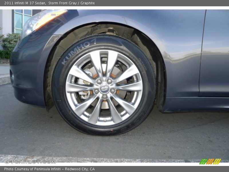 Storm Front Gray / Graphite 2011 Infiniti M 37 Sedan