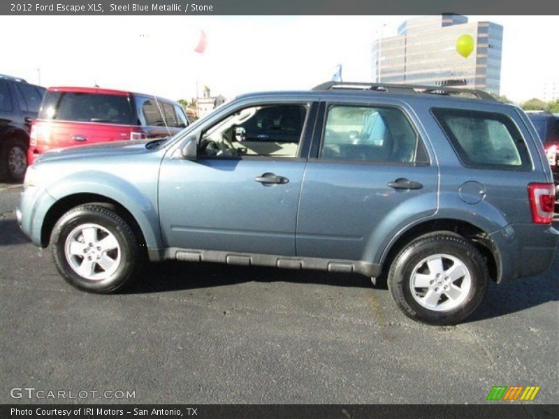 Steel Blue Metallic / Stone 2012 Ford Escape XLS