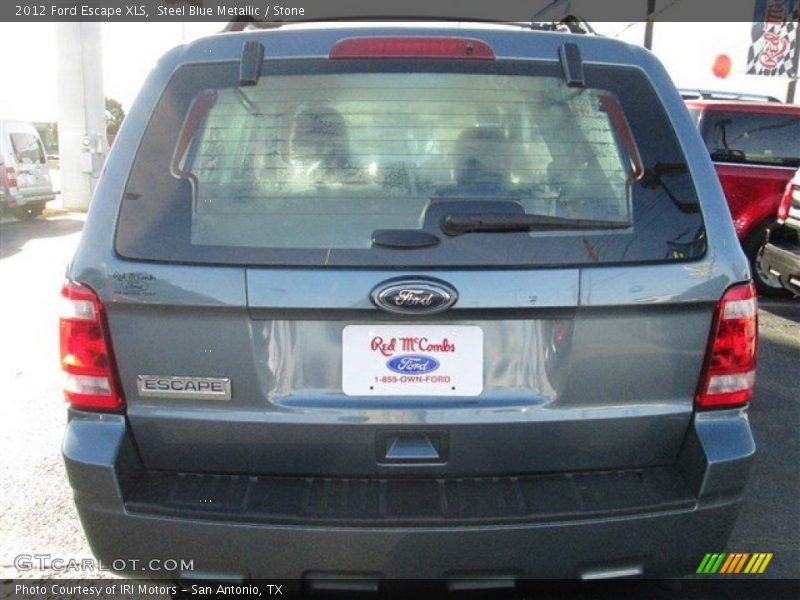 Steel Blue Metallic / Stone 2012 Ford Escape XLS