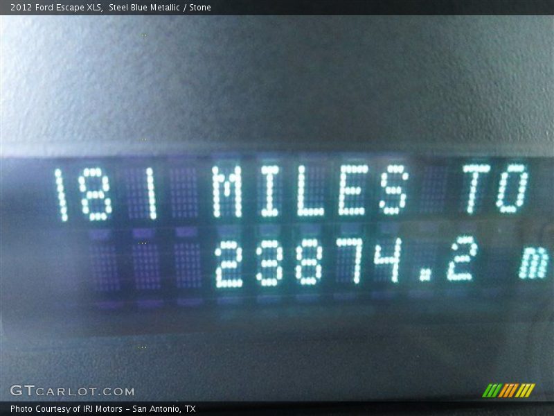 Steel Blue Metallic / Stone 2012 Ford Escape XLS