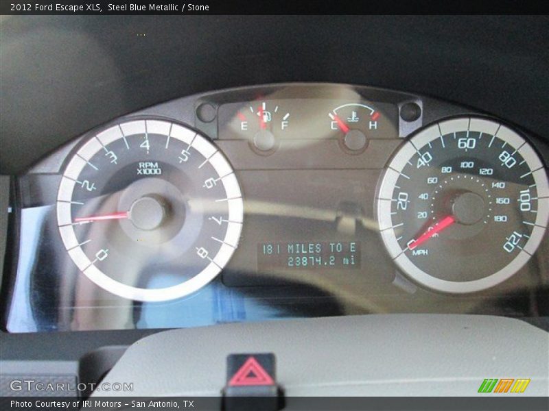 Steel Blue Metallic / Stone 2012 Ford Escape XLS