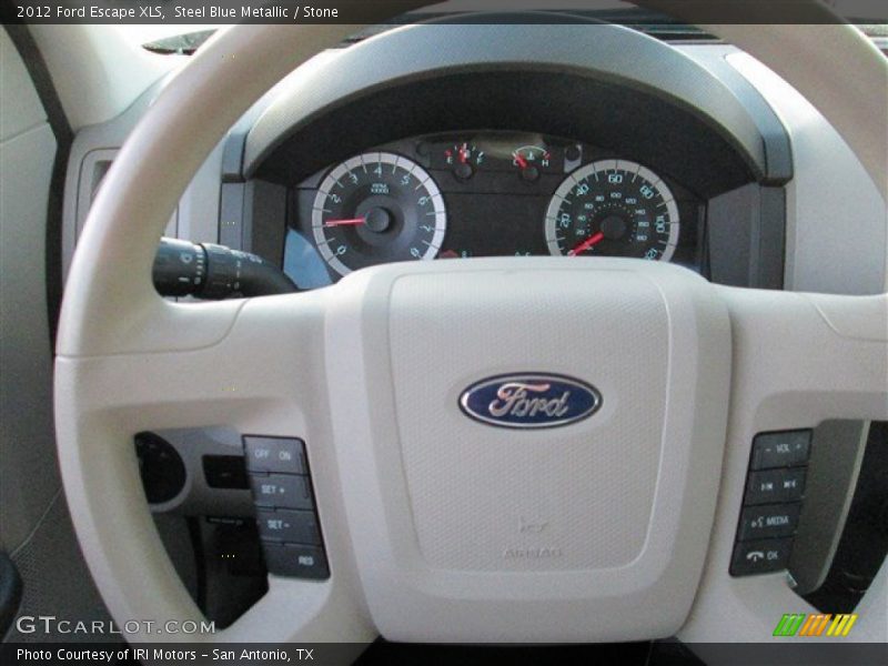 Steel Blue Metallic / Stone 2012 Ford Escape XLS