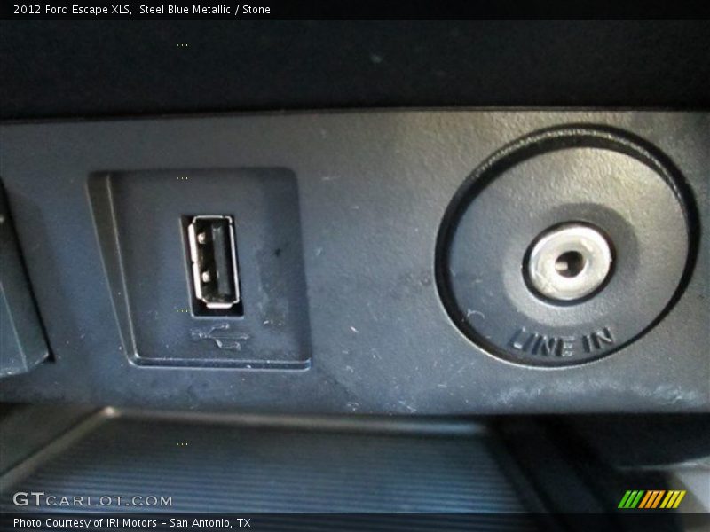 Steel Blue Metallic / Stone 2012 Ford Escape XLS