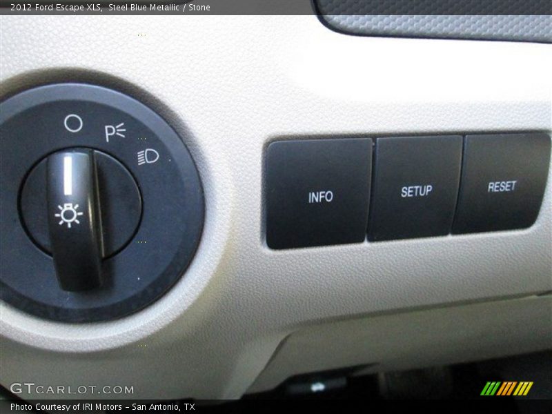 Steel Blue Metallic / Stone 2012 Ford Escape XLS