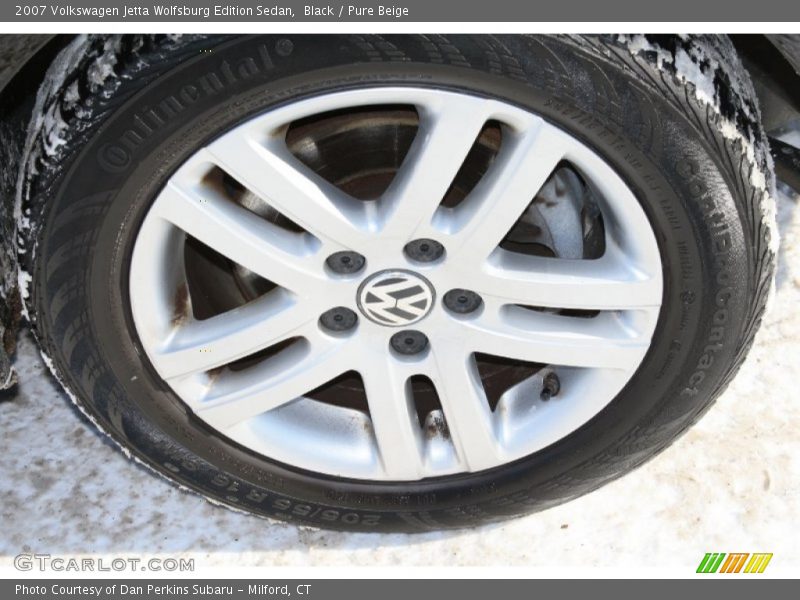 Black / Pure Beige 2007 Volkswagen Jetta Wolfsburg Edition Sedan