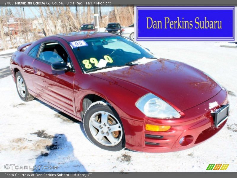 Ultra Red Pearl / Midnight 2005 Mitsubishi Eclipse GS Coupe