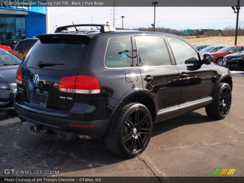 Black / Pure Beige 2006 Volkswagen Touareg V10 TDI