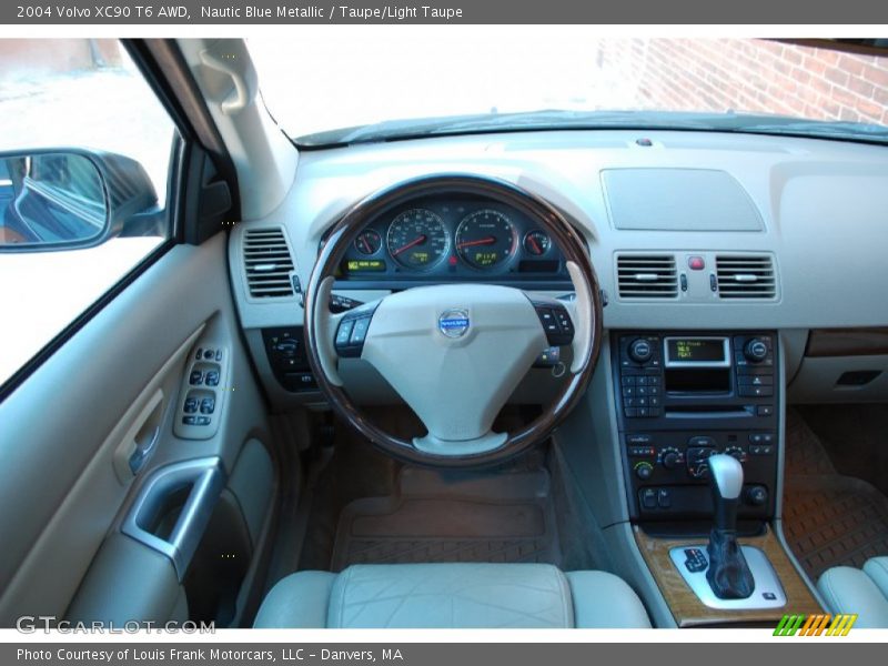 Nautic Blue Metallic / Taupe/Light Taupe 2004 Volvo XC90 T6 AWD