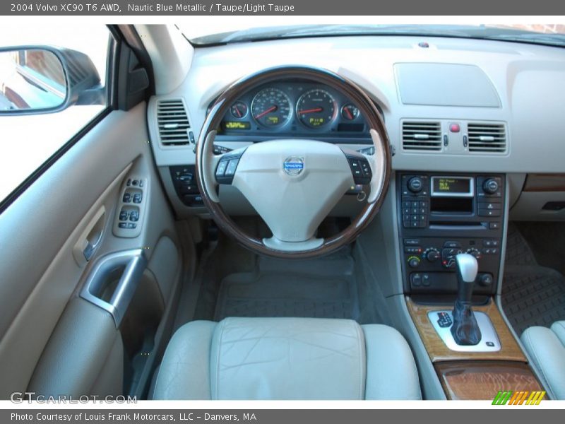 Nautic Blue Metallic / Taupe/Light Taupe 2004 Volvo XC90 T6 AWD