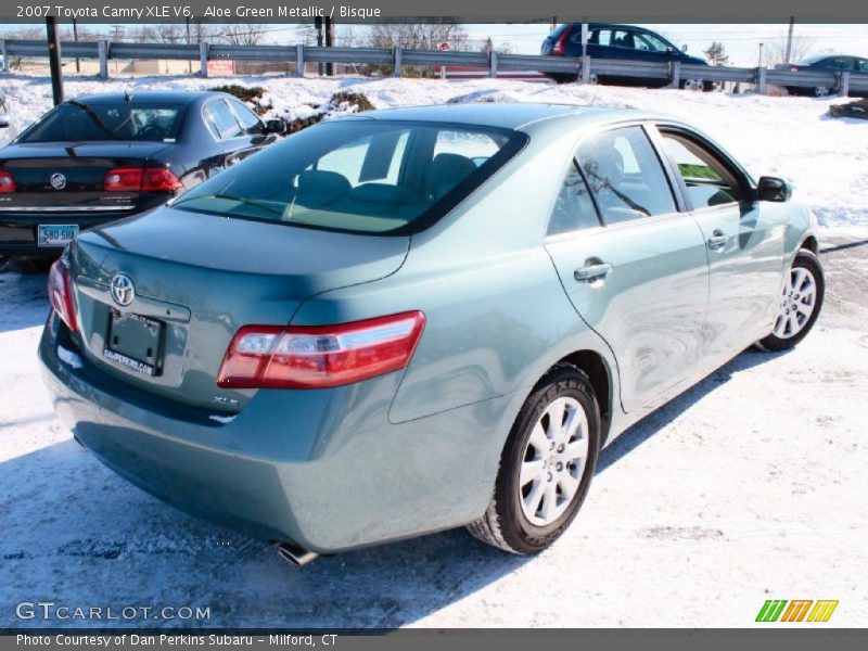 Aloe Green Metallic / Bisque 2007 Toyota Camry XLE V6