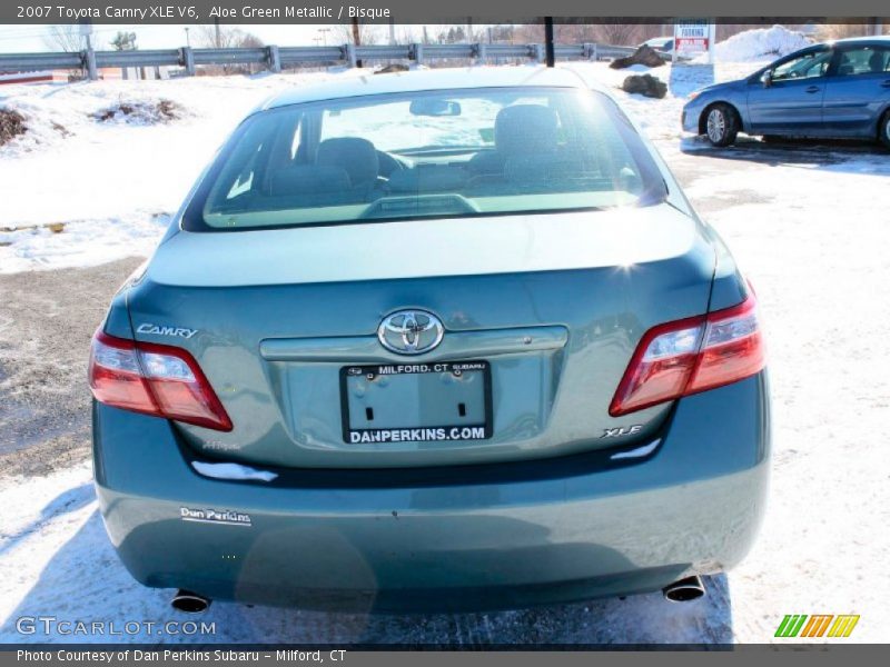 Aloe Green Metallic / Bisque 2007 Toyota Camry XLE V6