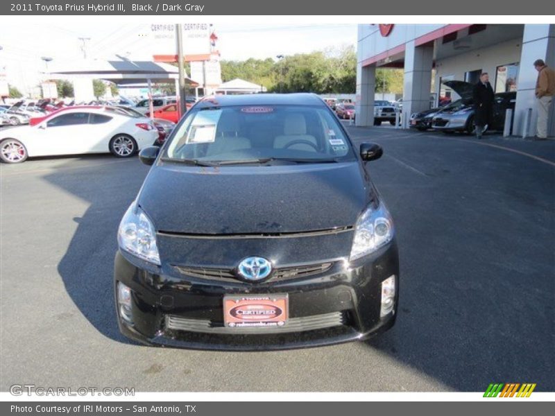 Black / Dark Gray 2011 Toyota Prius Hybrid III