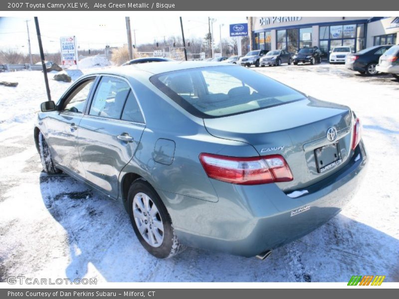 Aloe Green Metallic / Bisque 2007 Toyota Camry XLE V6
