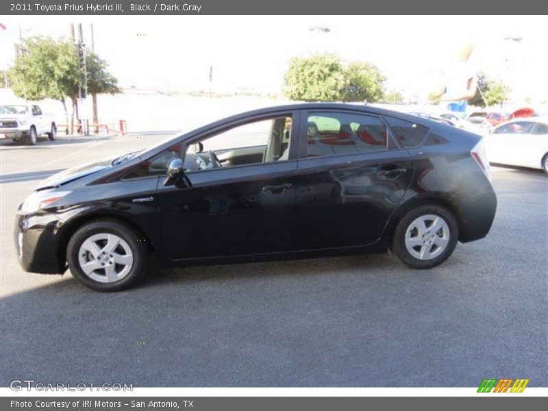 Black / Dark Gray 2011 Toyota Prius Hybrid III
