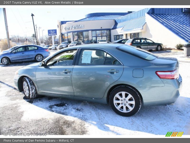 Aloe Green Metallic / Bisque 2007 Toyota Camry XLE V6