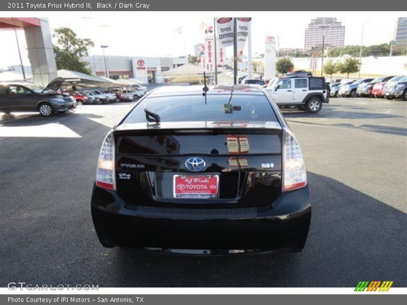 Black / Dark Gray 2011 Toyota Prius Hybrid III