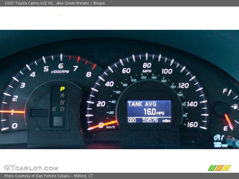 Aloe Green Metallic / Bisque 2007 Toyota Camry XLE V6