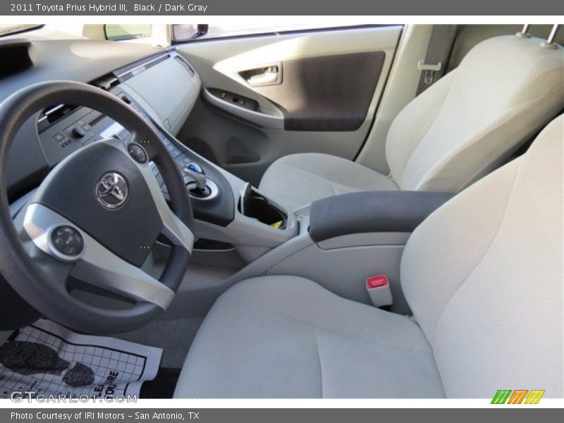 Black / Dark Gray 2011 Toyota Prius Hybrid III