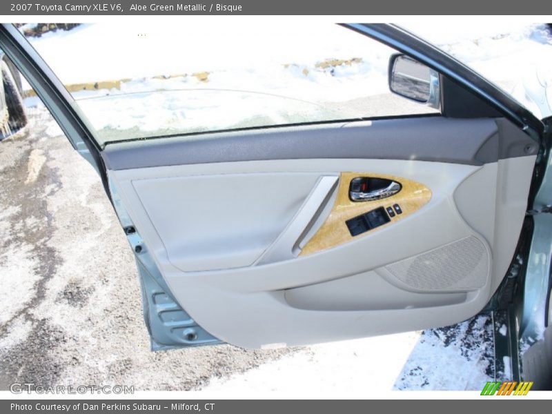 Aloe Green Metallic / Bisque 2007 Toyota Camry XLE V6
