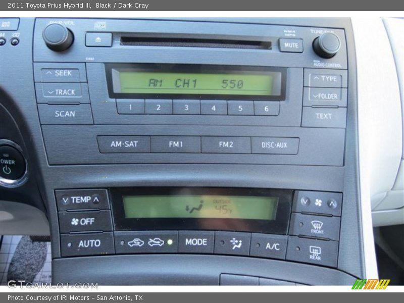 Black / Dark Gray 2011 Toyota Prius Hybrid III