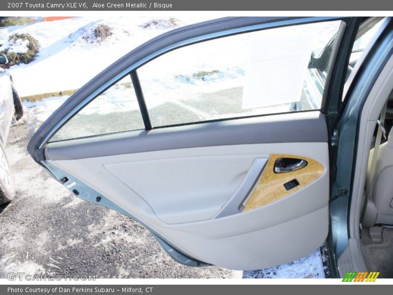 Aloe Green Metallic / Bisque 2007 Toyota Camry XLE V6