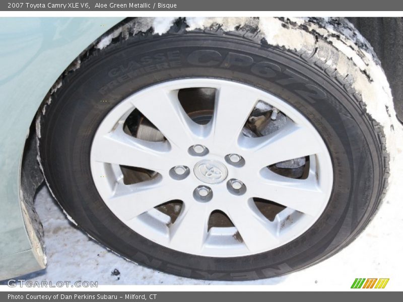 Aloe Green Metallic / Bisque 2007 Toyota Camry XLE V6