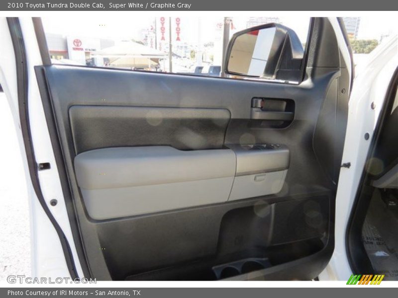 Super White / Graphite Gray 2010 Toyota Tundra Double Cab