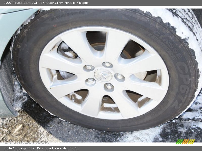 Aloe Green Metallic / Bisque 2007 Toyota Camry XLE V6