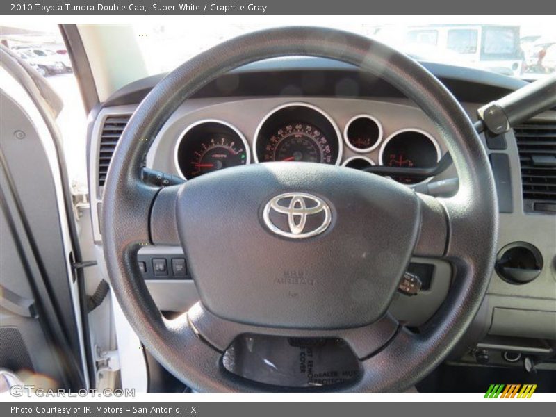 Super White / Graphite Gray 2010 Toyota Tundra Double Cab