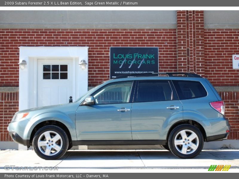 Sage Green Metallic / Platinum 2009 Subaru Forester 2.5 X L.L.Bean Edition