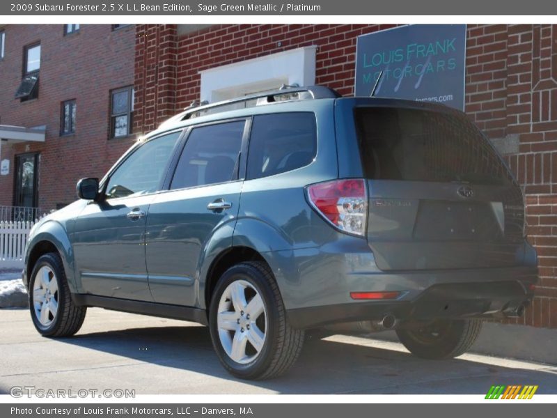 Sage Green Metallic / Platinum 2009 Subaru Forester 2.5 X L.L.Bean Edition