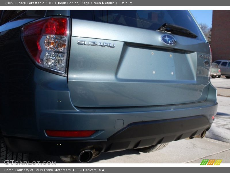 Sage Green Metallic / Platinum 2009 Subaru Forester 2.5 X L.L.Bean Edition