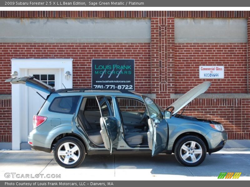 Sage Green Metallic / Platinum 2009 Subaru Forester 2.5 X L.L.Bean Edition
