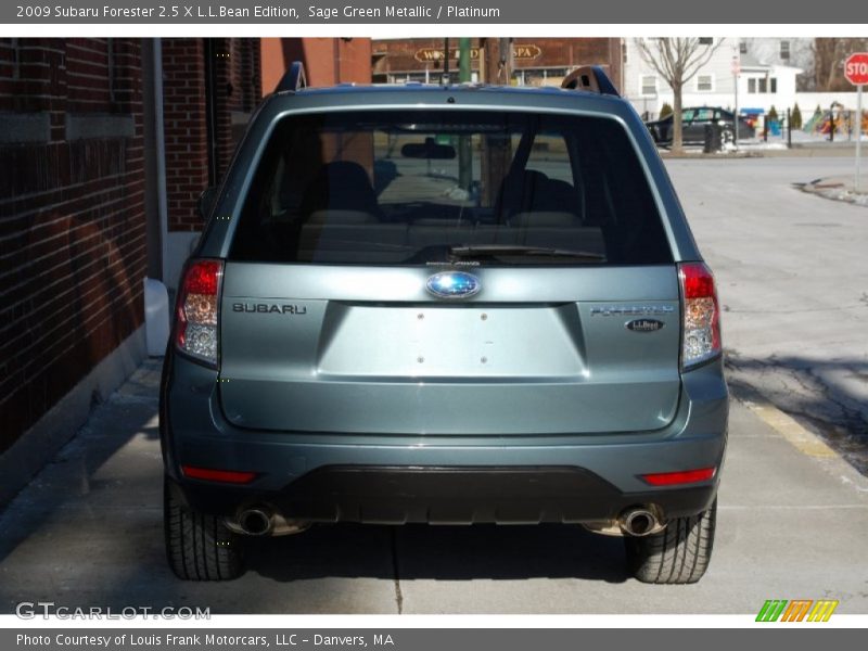 Sage Green Metallic / Platinum 2009 Subaru Forester 2.5 X L.L.Bean Edition