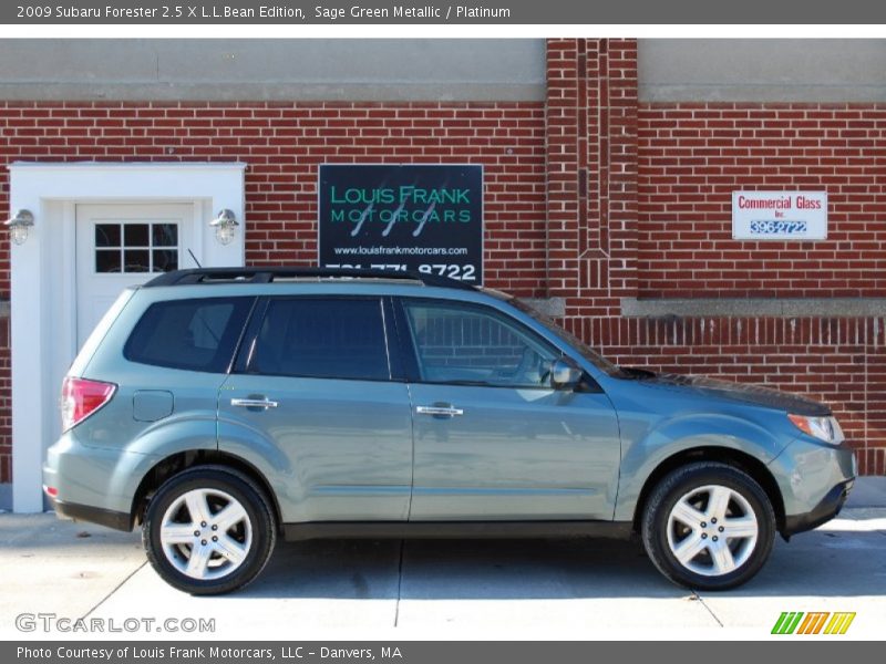 Sage Green Metallic / Platinum 2009 Subaru Forester 2.5 X L.L.Bean Edition