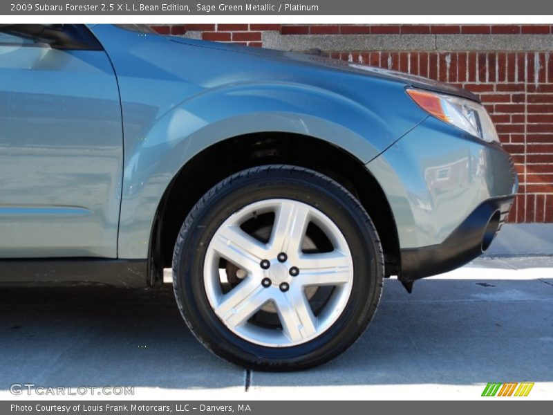 Sage Green Metallic / Platinum 2009 Subaru Forester 2.5 X L.L.Bean Edition