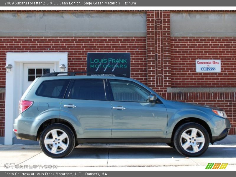 Sage Green Metallic / Platinum 2009 Subaru Forester 2.5 X L.L.Bean Edition