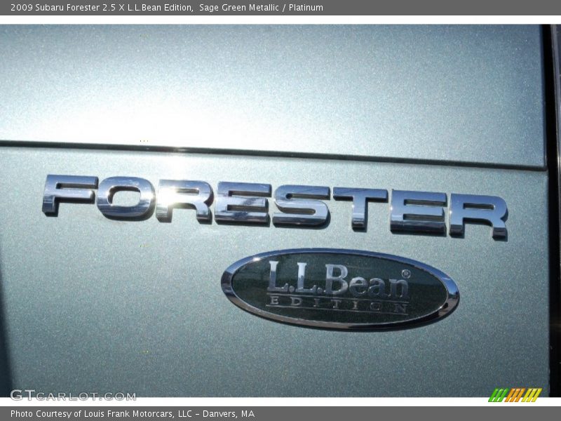 Sage Green Metallic / Platinum 2009 Subaru Forester 2.5 X L.L.Bean Edition