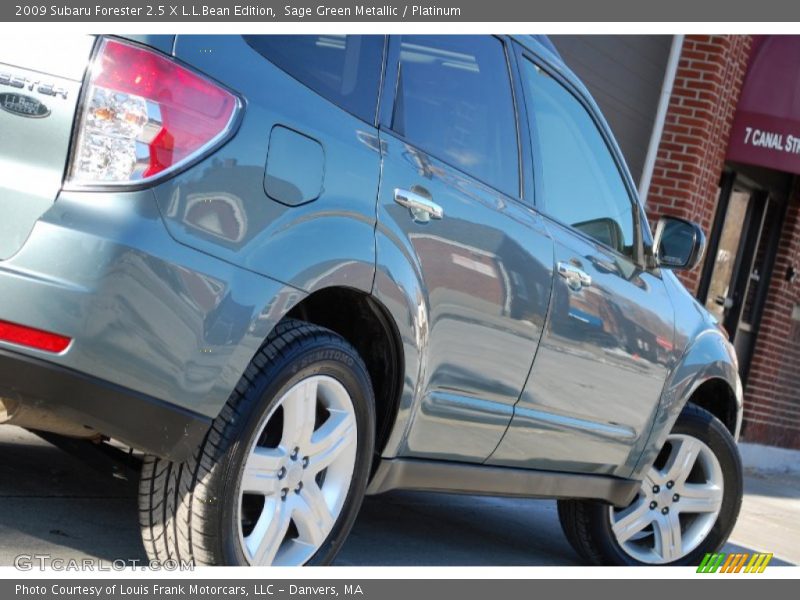 Sage Green Metallic / Platinum 2009 Subaru Forester 2.5 X L.L.Bean Edition