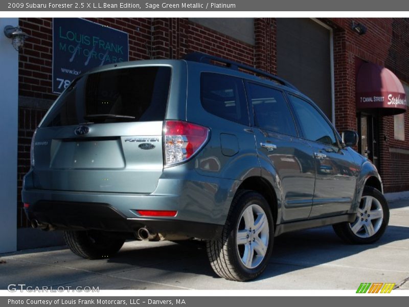 Sage Green Metallic / Platinum 2009 Subaru Forester 2.5 X L.L.Bean Edition