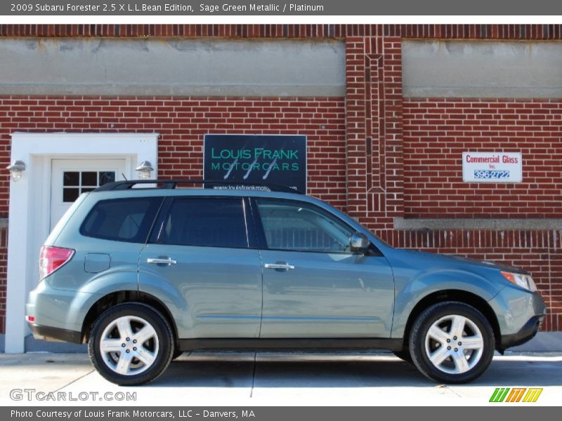 Sage Green Metallic / Platinum 2009 Subaru Forester 2.5 X L.L.Bean Edition