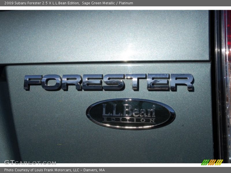 Sage Green Metallic / Platinum 2009 Subaru Forester 2.5 X L.L.Bean Edition