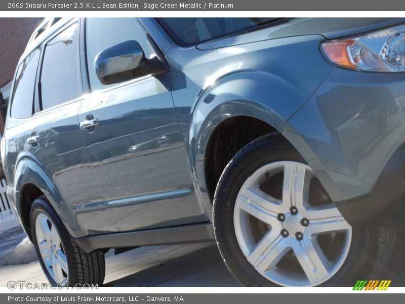 Sage Green Metallic / Platinum 2009 Subaru Forester 2.5 X L.L.Bean Edition
