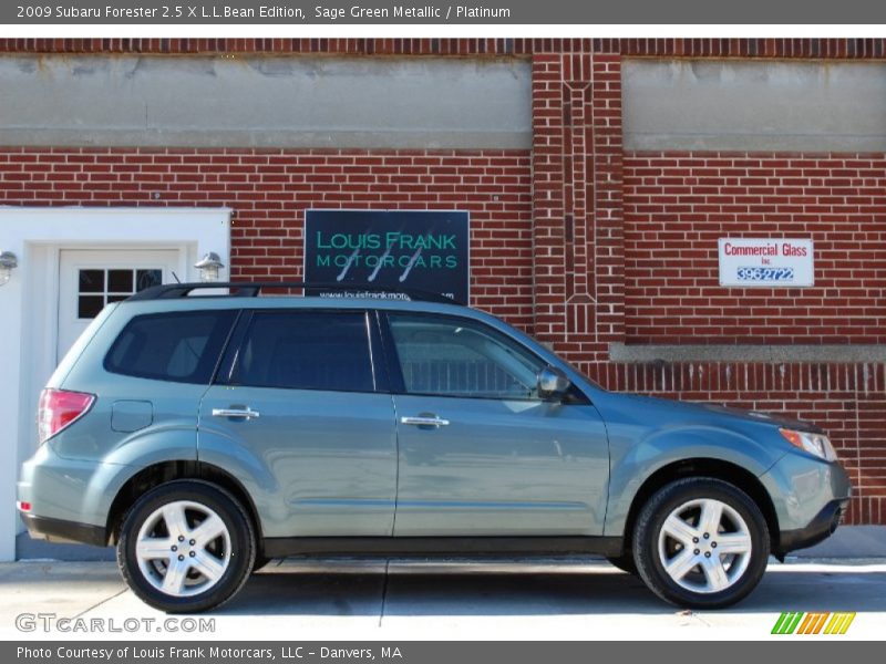 Sage Green Metallic / Platinum 2009 Subaru Forester 2.5 X L.L.Bean Edition
