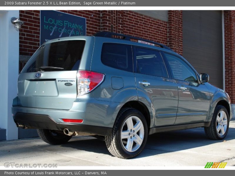 Sage Green Metallic / Platinum 2009 Subaru Forester 2.5 X L.L.Bean Edition